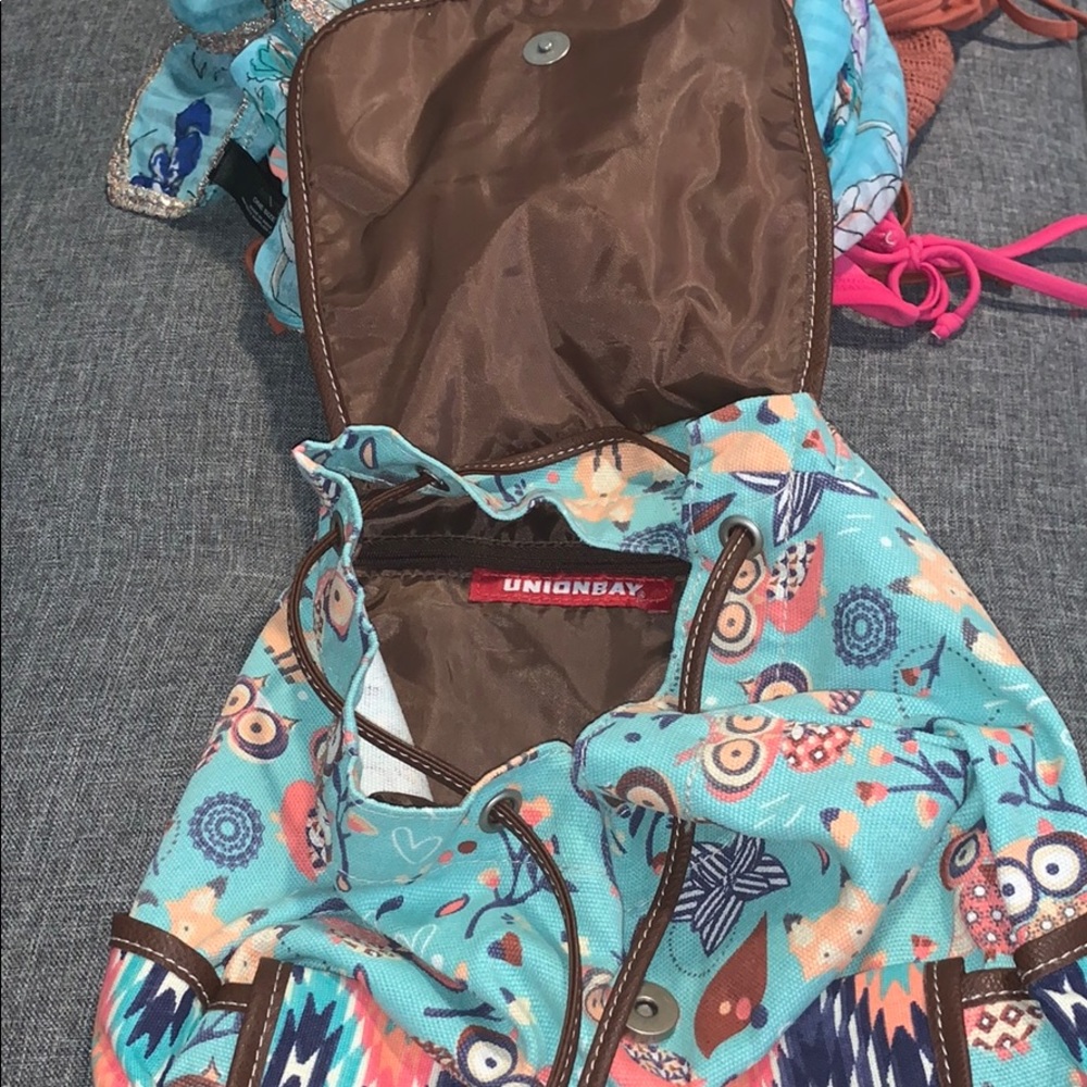 Mini backpack teal - Picture 3 of 4